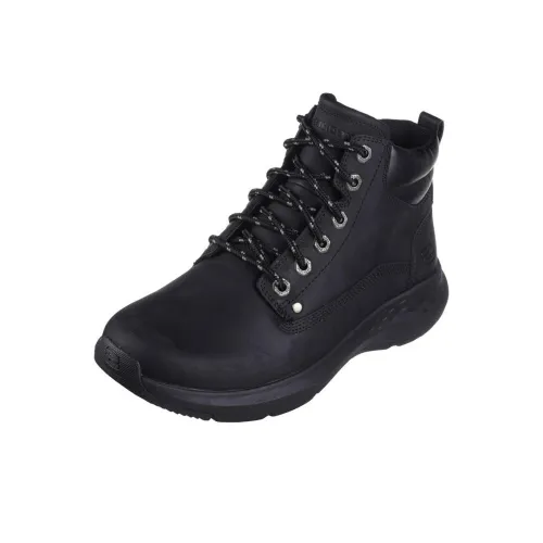 Skechers Relaxed Fit Outdoor Shoes Men Mid-Top Black