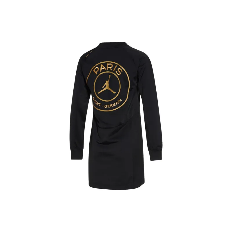 Jordan Long Sleeved Dress Women's Black-1