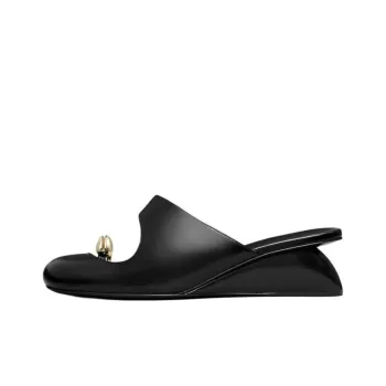 TORY BURCH Closed Toe Slippers 4.5cm Women's Black