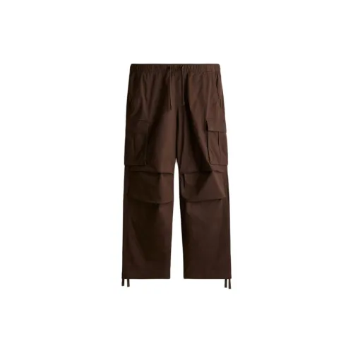 H&M Cargo Pants Men Dark Brown