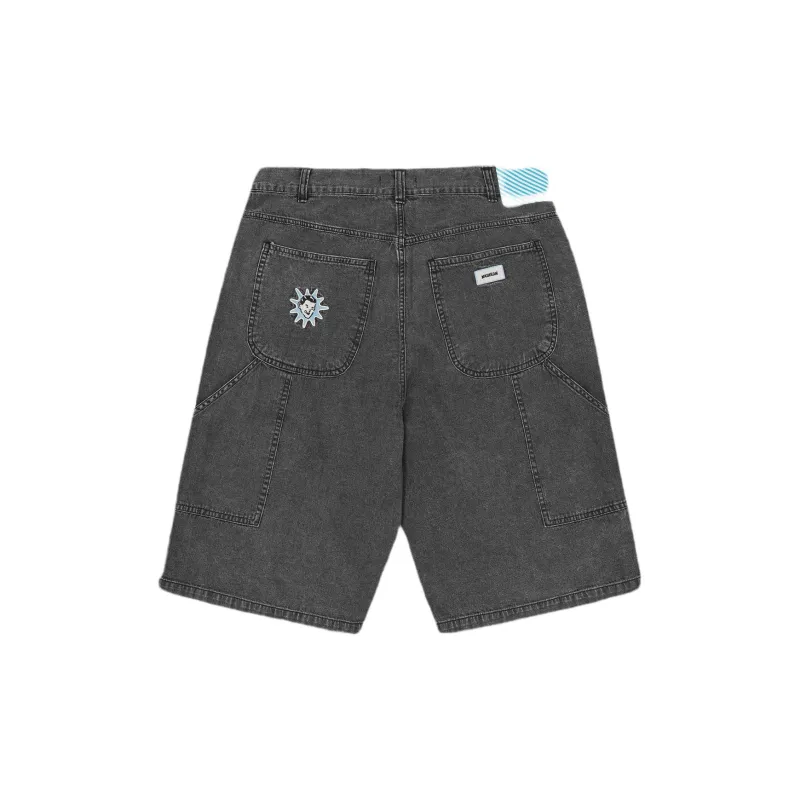 ICECREAM SS24 Denim Shorts Unisex Black-1