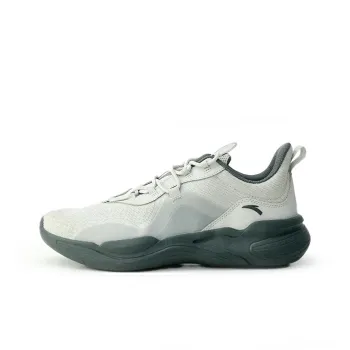 Anta Shock Absorbers With Slip Resistant And Abrasion Resistant Properties Low Top Running Shoes Men's Dusty Gray