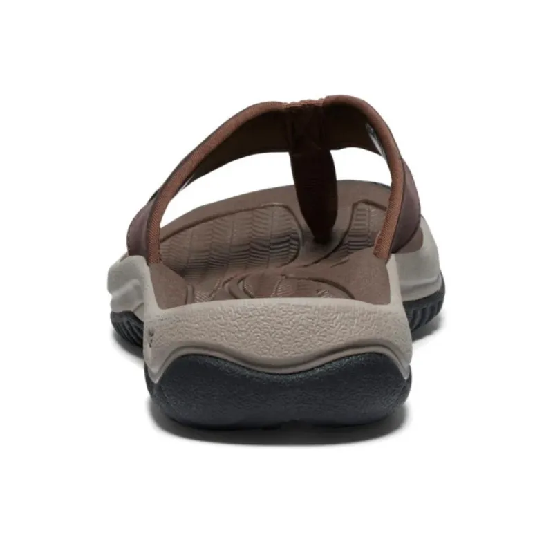 KEEN Kona Odor Resistant Slip Resistant Flip Flops Men's Umber-3