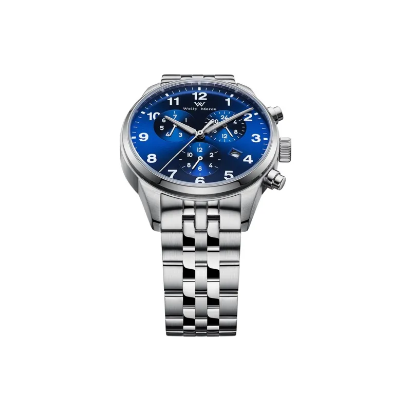 Welly Merck Automatic Mechanical Movement Watch Men's Watches Black Dial-8