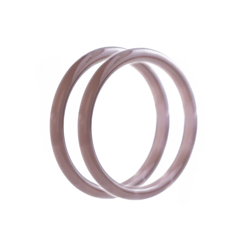 Clear Snow Chalcedony Jade Bangles Unisex-7