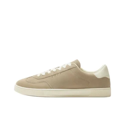 ZARA Skateboard Shoes Men Low-Top Sand