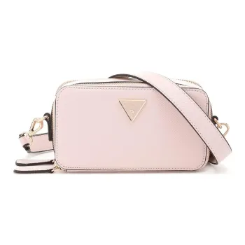 GUESS Polyurethane Shoulder Bag Crossbody Bag Mini Women's Light Pink