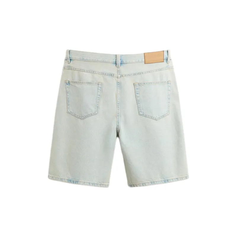 ZARA Denim Shorts Men Blue-1