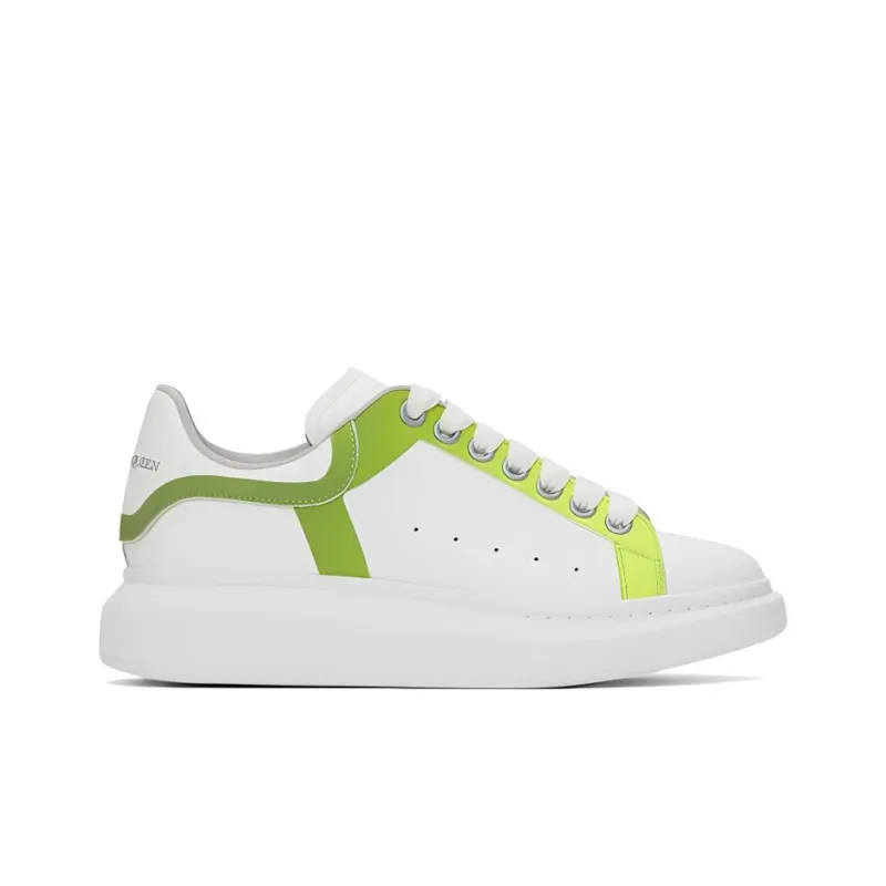 Alexander McQueen Oversized Low Top Skateboard Shoes Men's Yellow-1