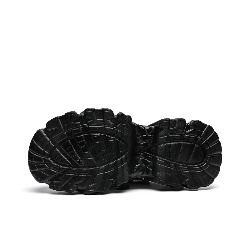 ORD Panda Collection Anti-Slip Wear-Resistant Breathable Lightweight Low-Top Chunky Sneakers Unisex Black White 6cm-20