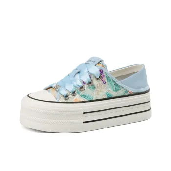 DAPHNE Canvas Shoes Women's Blue