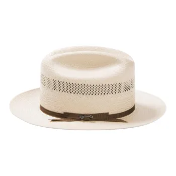 STETSON Straw Straw Sun Protection Hats Unisex Brown