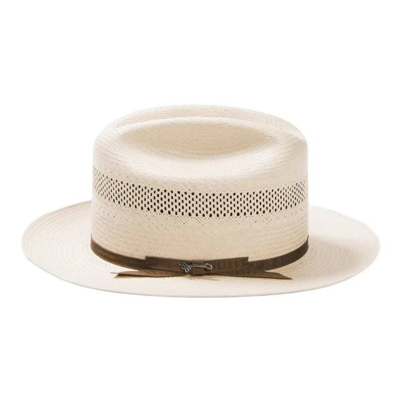 STETSON Straw Straw Sun Protection Hats Unisex Brown-0