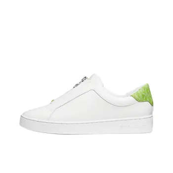 MICHAEL KORS Keaton Low-Top Skateboard Shoes Women's White Green