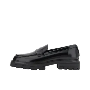 HOGAN H673 Round Toe Loafers
