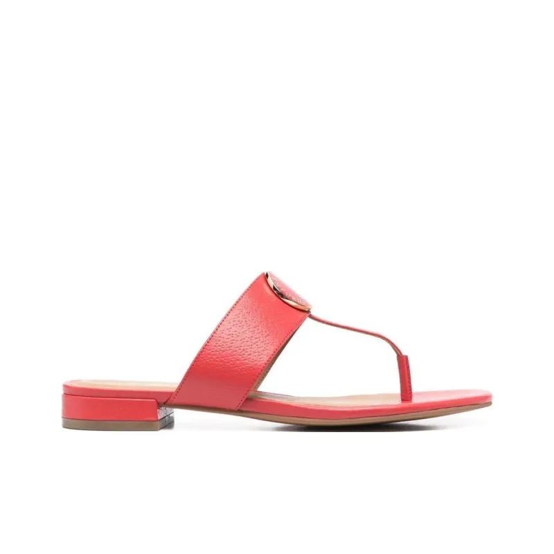 EMPORIO ARMANI Flip Flops Women's Orange Red-1