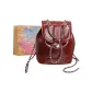 Maroon+Shopping Bag