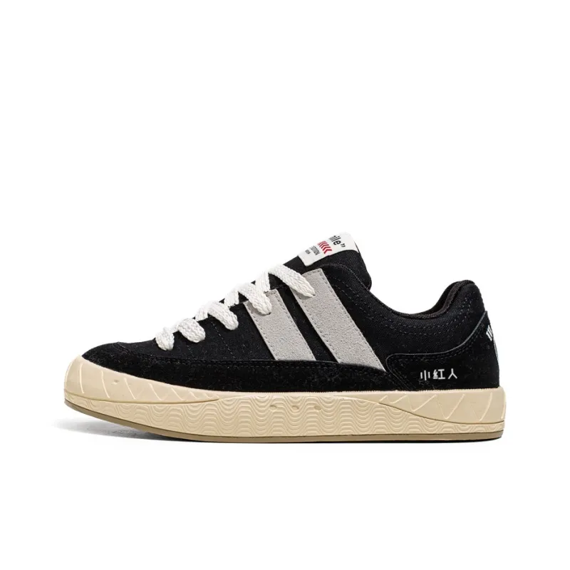 Little Red Man Canvas Shoes Men's-0
