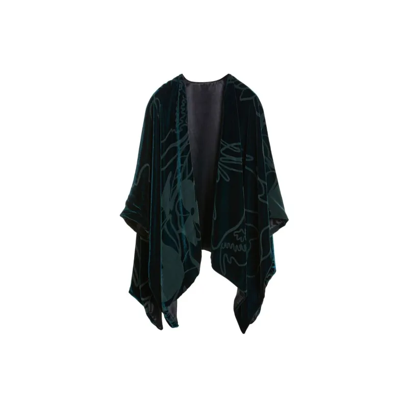 GIORGIO ARMANI Devoré Velvet Cape-0