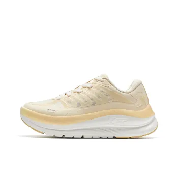 XTEP Abrasion Resistant Coverage Lightweight Low Top Running Shoes Women's Almond Yellow