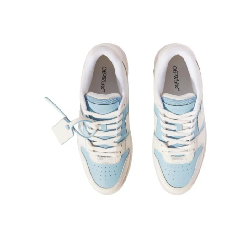 OFF WHITE Out Of Office Ooo Low Tops Light Blue White-4