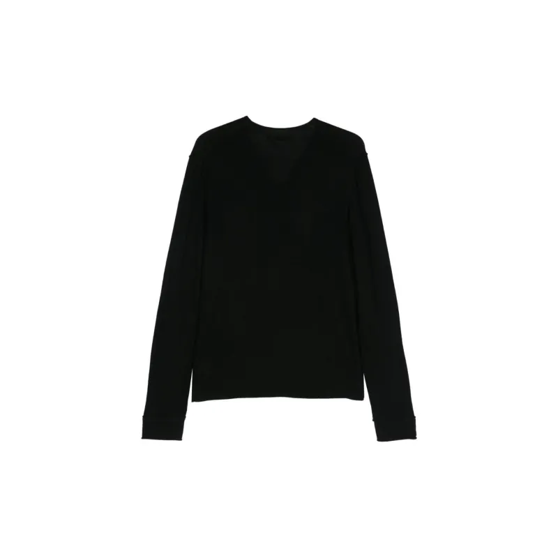 Zadig & Voltaire Monastir Logo debossed Merino Jumper-2
