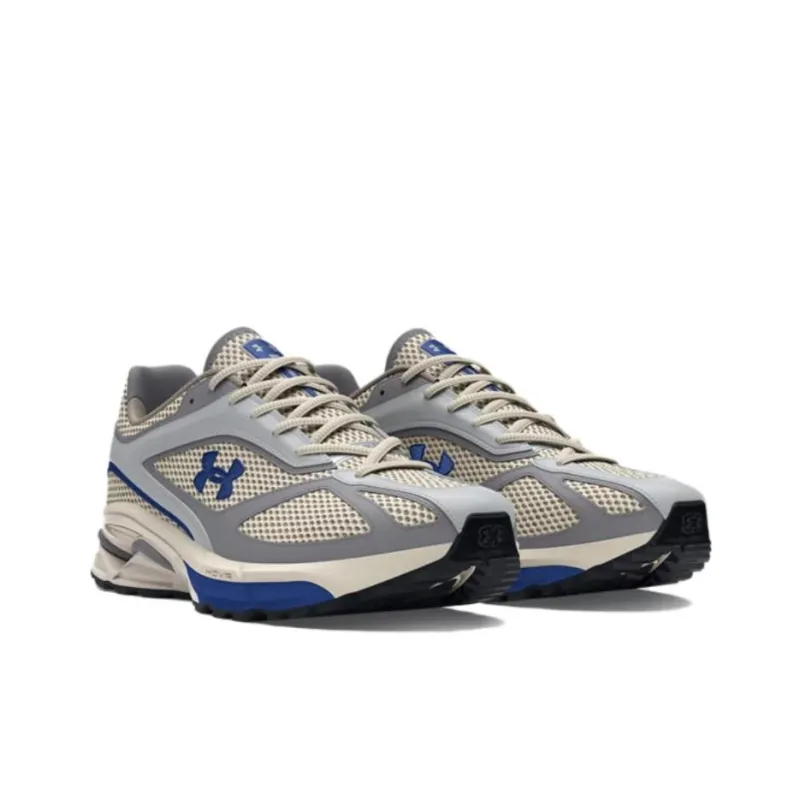 Under Armour Apparition Anti Slip Wear Resistant Low Top Casual Shoes Unisex Gray Blue-2