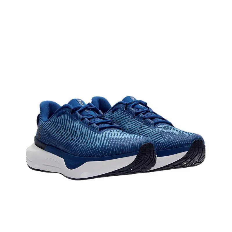 Under Armour Infinite Pro Cushioning Anti Slip And Wear Resistant Low Top Casual Running Shoes Men's Blue-2