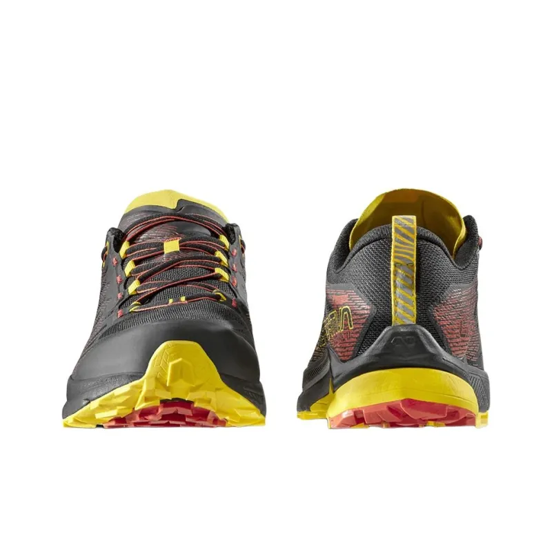 LA SPORTIVA Low-Top Running Shoes Men's Black Yellow-3