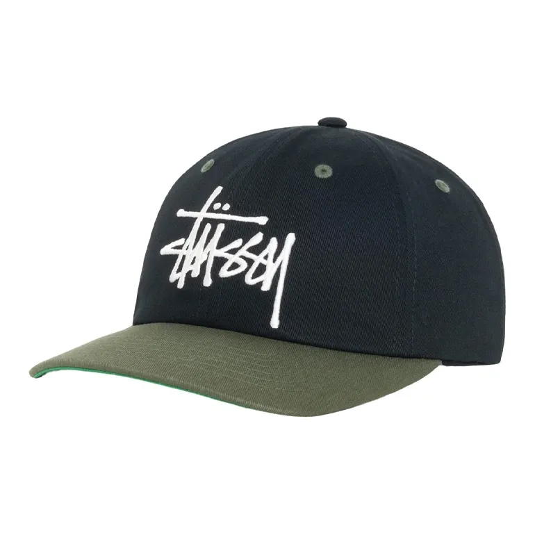 Stussy 100% Cotton Baseball Caps Unisex Black-0