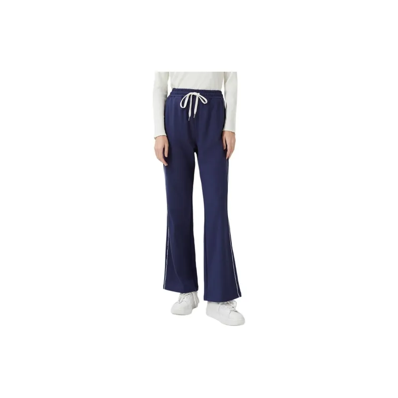 Hush Puppies Slimming Casual Pants Women's Dark Blue-1