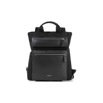 GIORGIO ARMANI Polyester Backpack Regular Men's Black