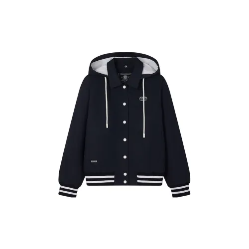 Teenie Weenie Cropped Coats Women's Navy Blue