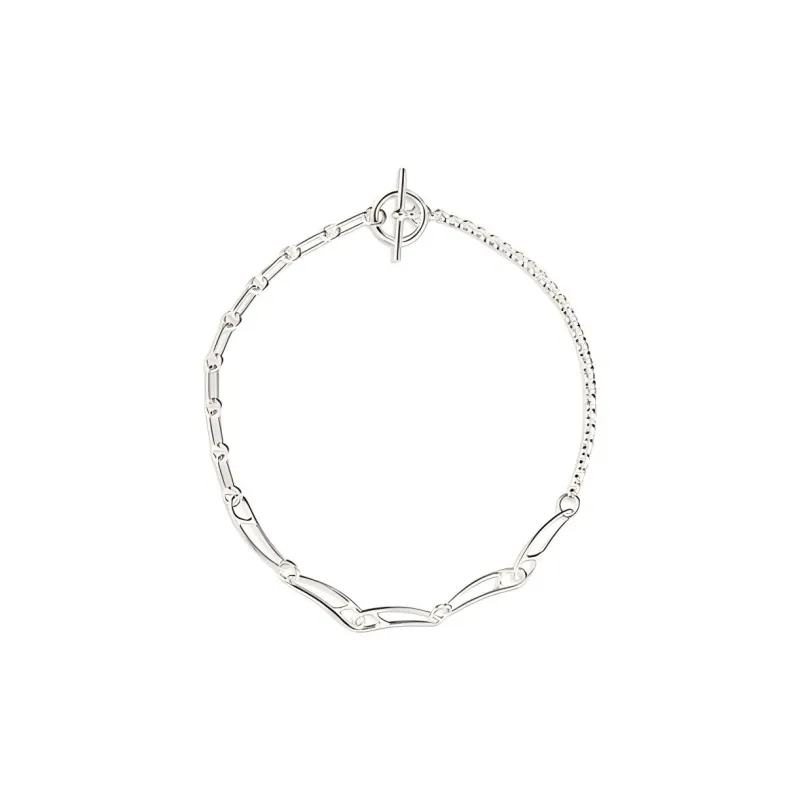 HERMES 925 Sterling Silver Necklaces Women's Silver-0