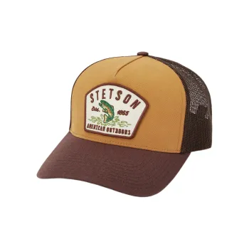 STETSON Polyester Cotton Baseball Caps Unisex Brown