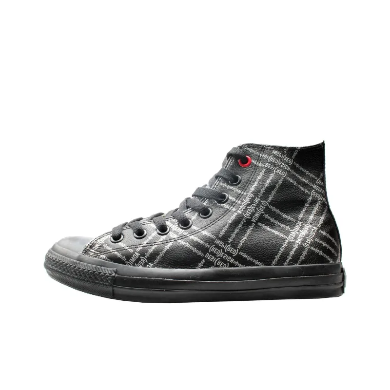 Converse Chuck Taylor All Star Anti Slip Wear Resistant High Top Skateboard Shoes Unisex Black White-0