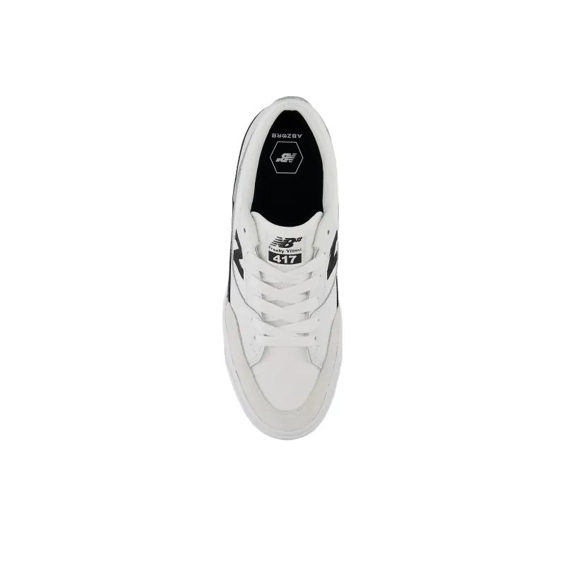 New Balance Numeric Franky Villani 417 Anti Slip Wear Resistant Low Top Skateboard Shoes Unisex White-3