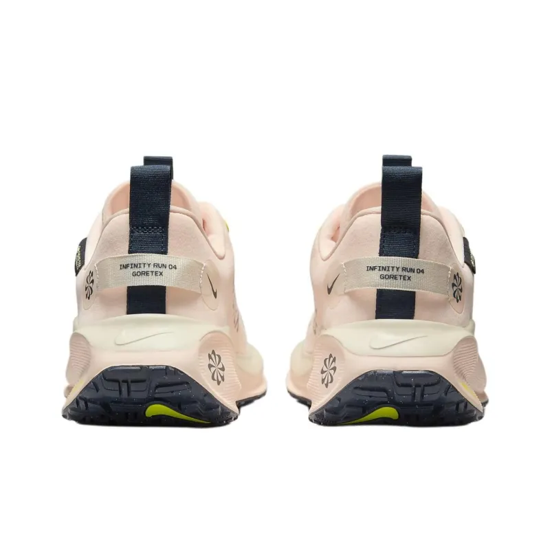 Nike React Infinity Run Flyknit 4 Wear-resistant And Waterproof Low-Top Casual Running Shoes Women's Light Pink-4