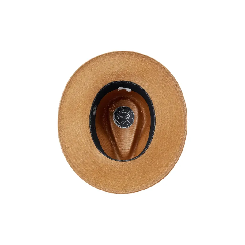 STETSON Straw Sun Protection Hats Unisex Brown-4