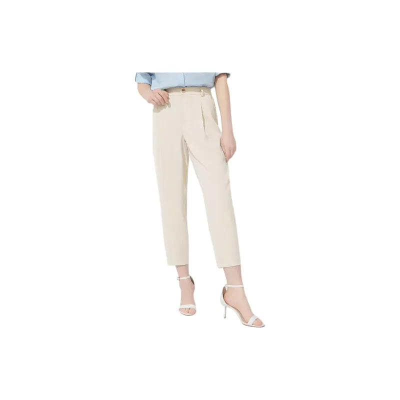 Hush Puppies SS23 Casual Pants Women's Ecru-1