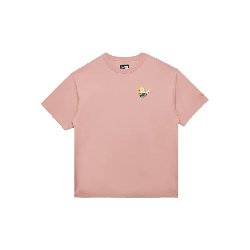 New Era Minions Co branded Edition T Shirts Unisex Pink-1