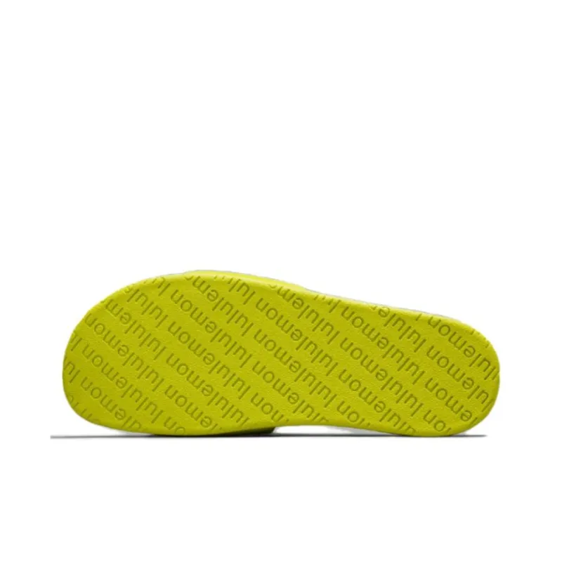 Lululemon Restfeel Slide Quiet Slip Resistant Slide Slippers Men's Yellow-3