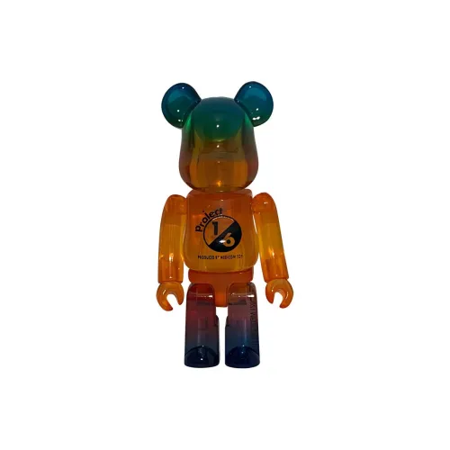 BE@RBRICK GRADATION CLEARGreen Ver./ BE@RBRICK GRADATION CLEAROrange Ver.