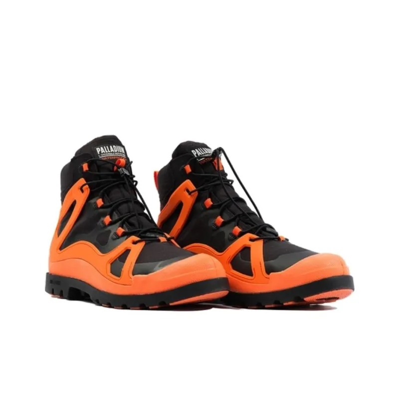 Palladium Pampa Water-Resistant Slip-Resistant Mid-Top Outdoor Shoes Men's Bright Orange-1