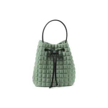 BPRIME 3D Cube Heat-Transfer Fabric Crossbody One Shoulder Handbags Regular Women's Military Green