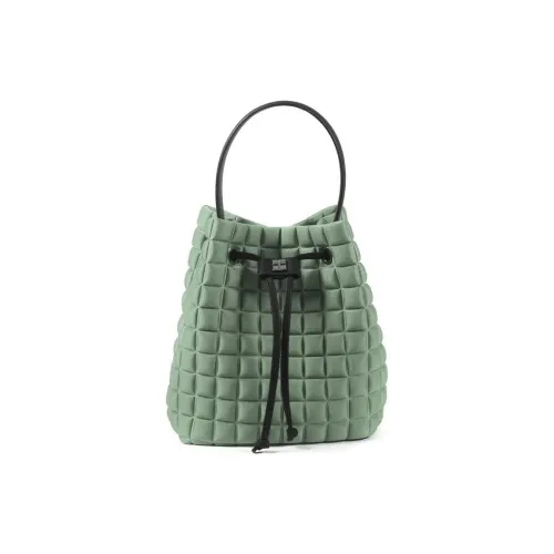 BPRIME 3D Cube Heat-Transfer Fabric Crossbody One Shoulder Handbags Regular Women's Military Green