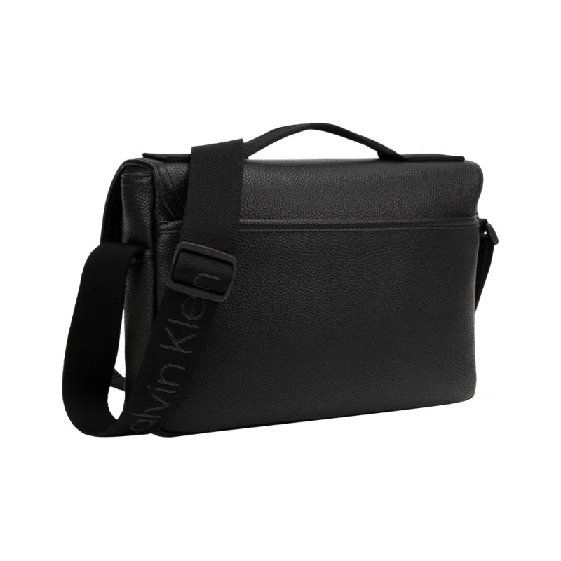 CALVIN KLEIN Blended Material Crossbody Bag Regular Men's Space Black-2