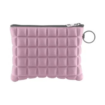 BPRIME 3D Cube Molded Fabric Wallet Women's Purple