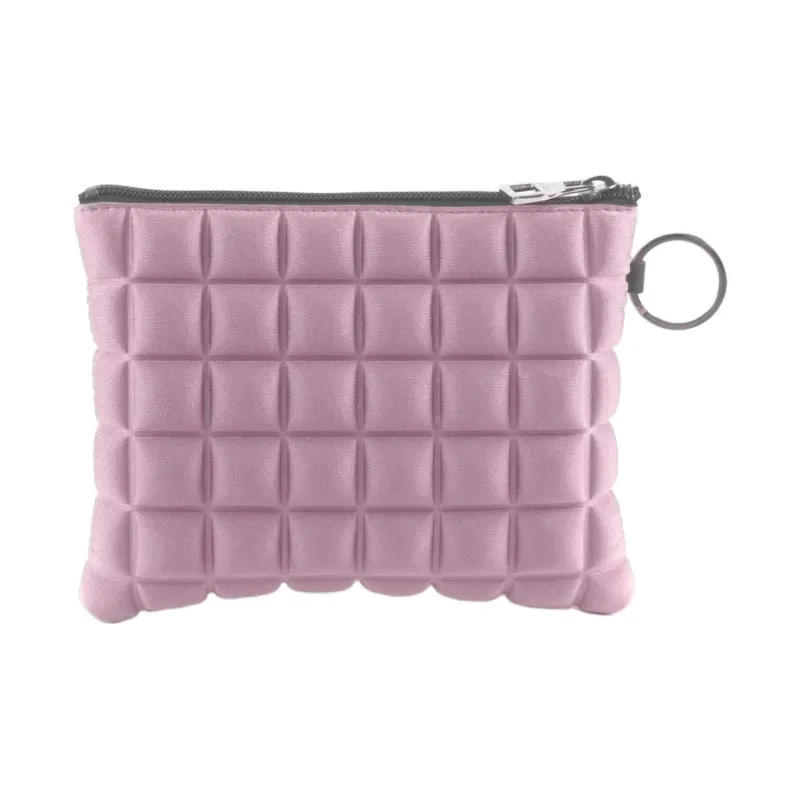 BPRIME 3D Cube Molded Fabric Wallet Women's Purple-0