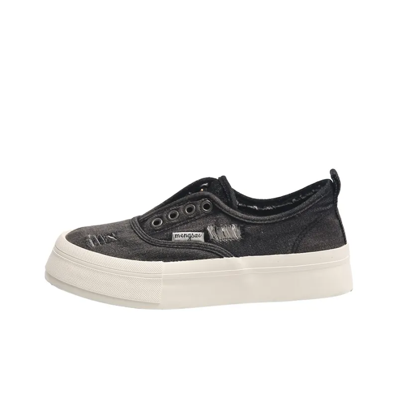 Bull Charm Abrasion-Resistant Canvas Shoes Women's-6